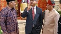 H Abdul Rahman atau HAR bersama Sy Fasha saat menghadiri acara pernikahan.