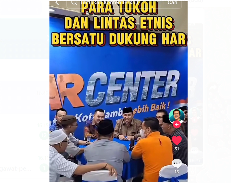 foto diduga sejumlah camat bersama bacawako har