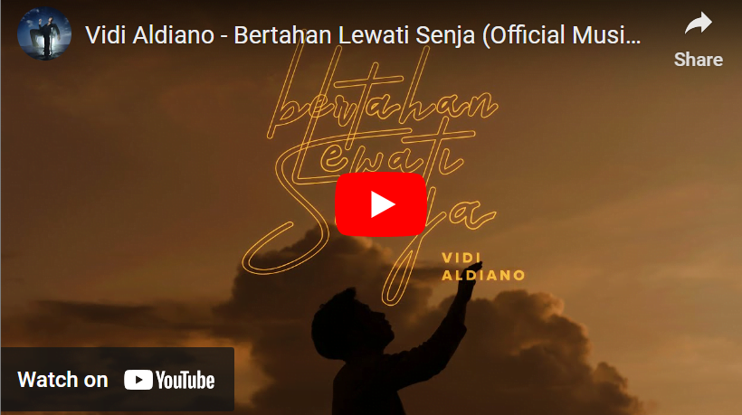 lagu bertahan lewati senja vidi aldiano.