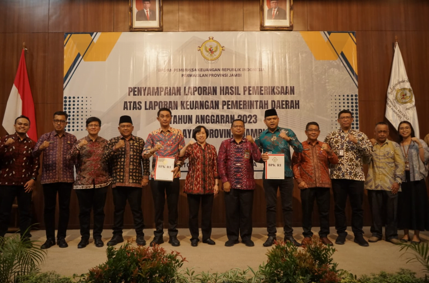 pemkab muaro jambi kembali meraih opini wtp yang ke 8