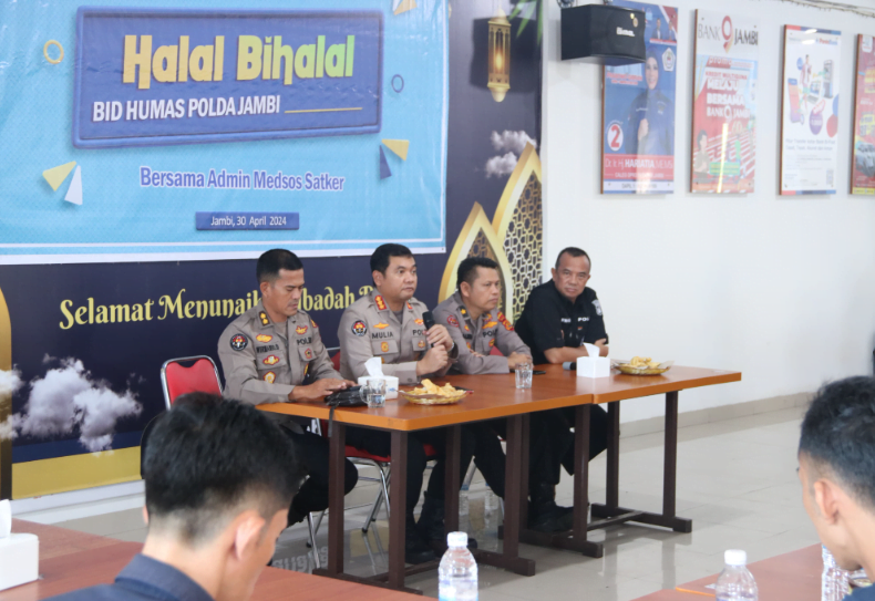 Polda Jambi Silahturahmi dengan Admin Medsos Satuan Kerjanya