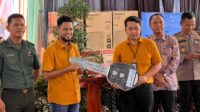 Pimpinan Cabang Bank Rakyat Indonesia (BRI) Bangko menyerahkan grandprize 1 unit mobil secara simbolis. Sabtu (8/6/2024).