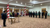 Lima pejabat eselon II Pemkab Merangin dilantik Pj Bupati Merangin melalui Sekda Fajarman. Kamis (21/6/2024).