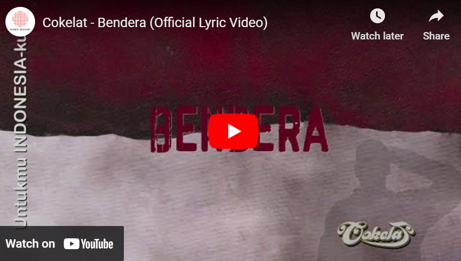 lagu bendera cokelat.