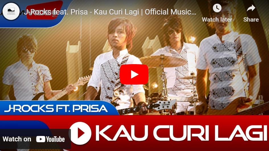 lagu kau curi lagi j rocks ft prisa.