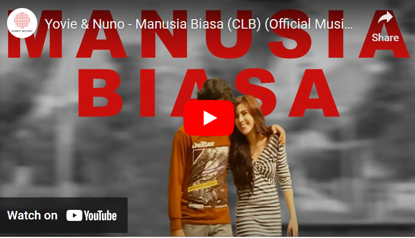 lagu manusia biasa yovie and nuno