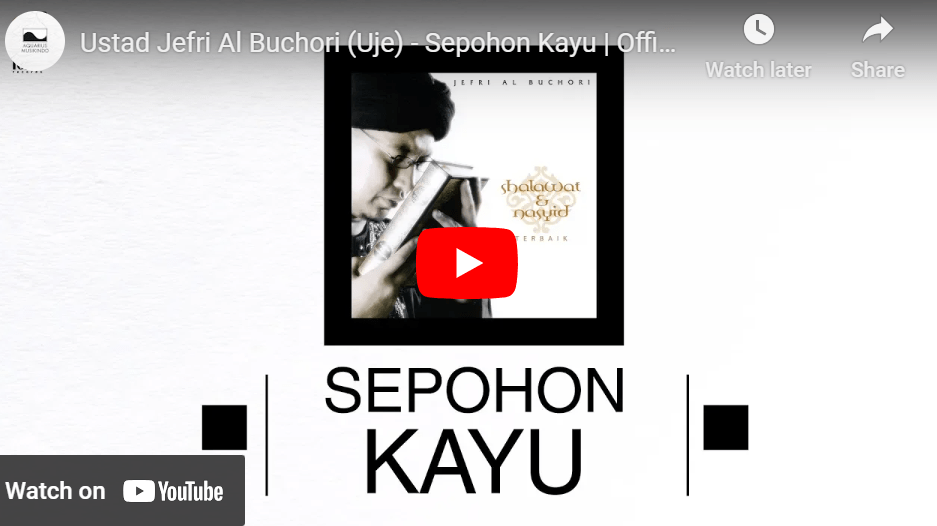 lagu sepohon kayu – jefri al buchori.