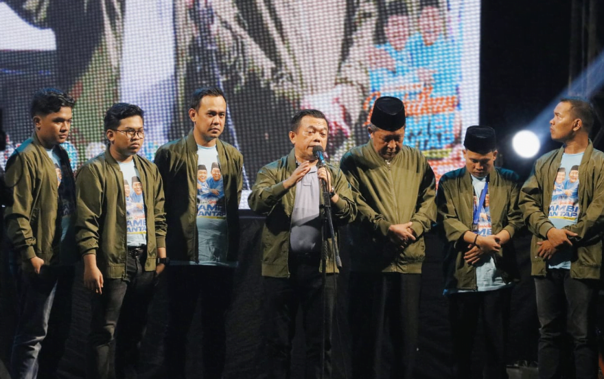 Kandidat petahana di Pemilihan Gubernur (Pilgub) Jambi 2024, Al Haris dan Abdullah Sani.  Foto: Jambiseru.com Kandidat petahana di Pemilihan Gubernur (Pilgub) Jambi 2024, Al Haris dan Abdullah Sani. Foto: Jambiseru.com