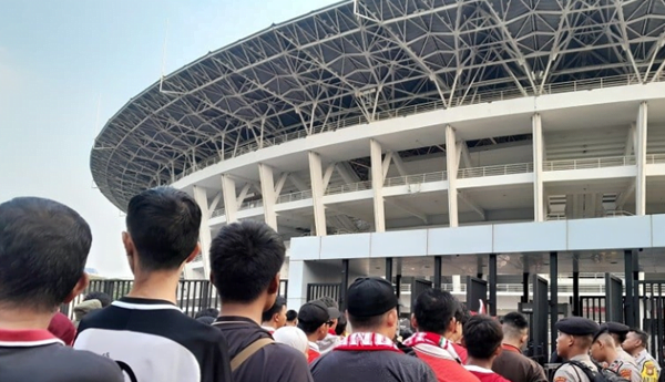 ribuan personel gabungan akan berjaga di stadion gbk,