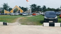 Kabag Umum Setda Merangin Iwan Indrawan mengatakan, pembatas jalan kantor Bupati Merangin yang rusak sudah diperbaiki. Rabu (12/6/2024).