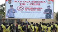 senam sehat menyambut hari bhayangkara ke 78 bersama polda jambi. senam sehat menyambut hari bhayangkara ke 78 bersama polda jambi.