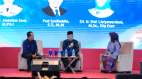 wagub sani saat jadi pembicara pada temu kerja tim penurunan stunting