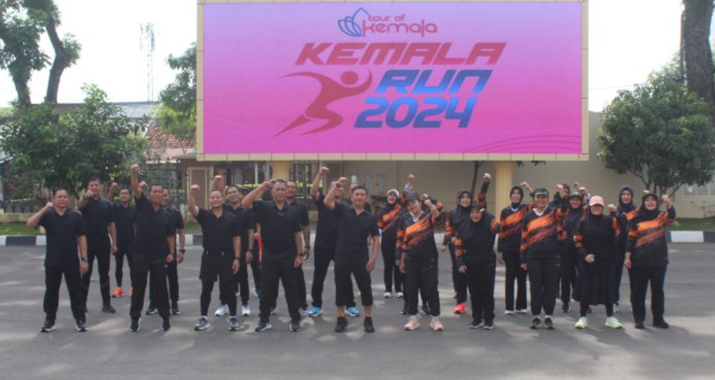 31 pelari polda jambi berangkat ke kemala run di ice bsd tangerang