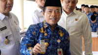 gubernur jambi, al haris bersama seluruh pejabat pemprov jambi jalani tes urine