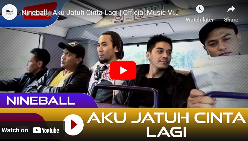 lagu aku jatuh cinta lagi nineball.