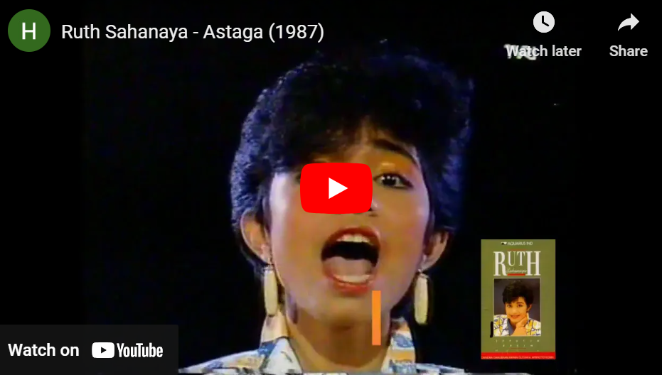 lagu astaga ruth sahanaya.