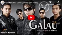 lagu galau five minutes.