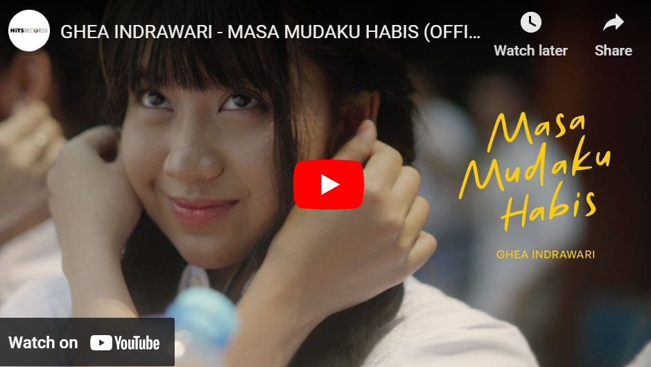 lagu masa mudaku habis ghea indrawari.