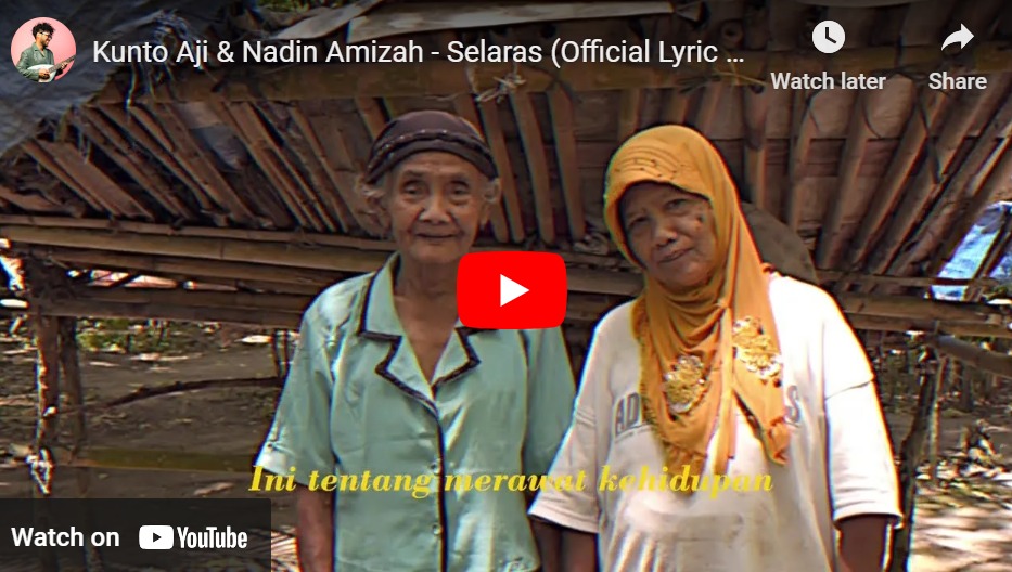 lagu selaras kunto aji ft nadin amizah.