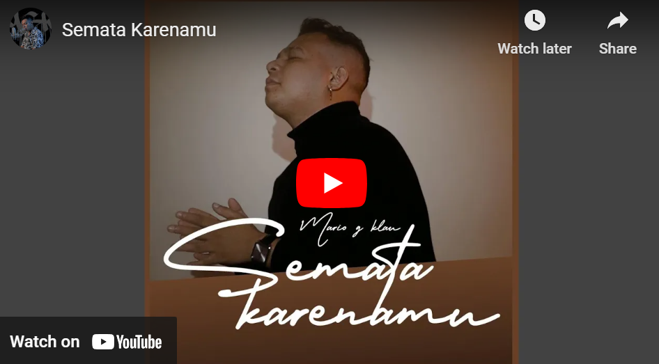 lagu semata karenamu mario g. klau.