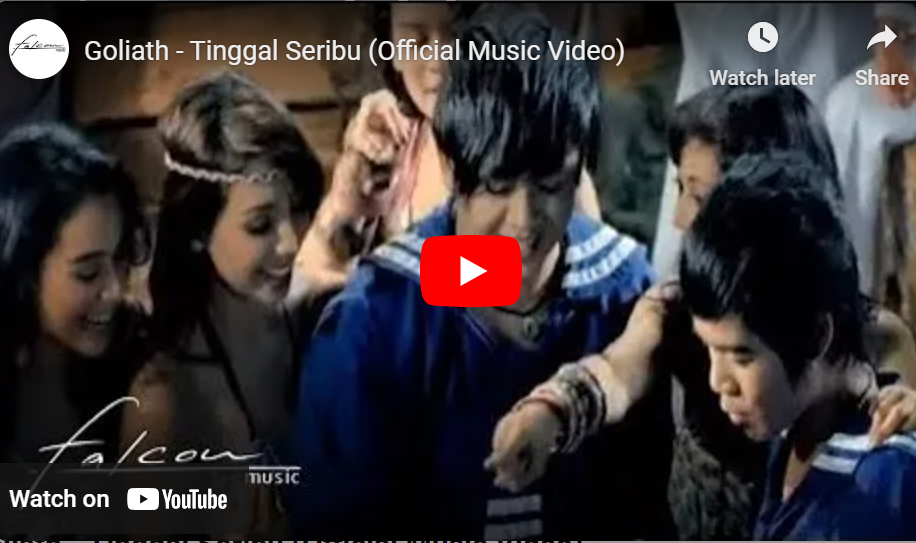 lagu tinggal seribu goliath.