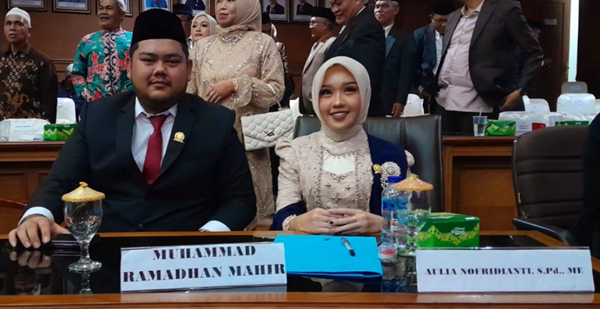 bujang dan gadis partai perindo dilantik jadi anggota dprd muaro jambi