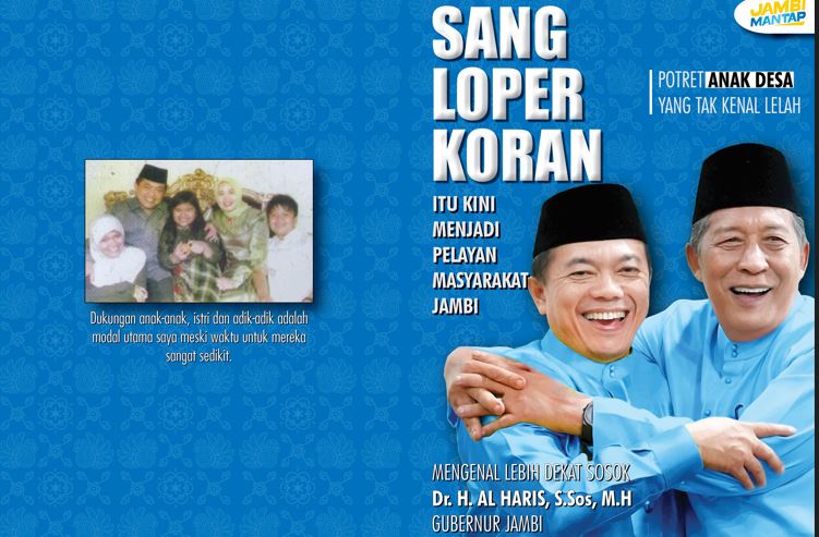 Cover buku biodata al haris gubernur jambi