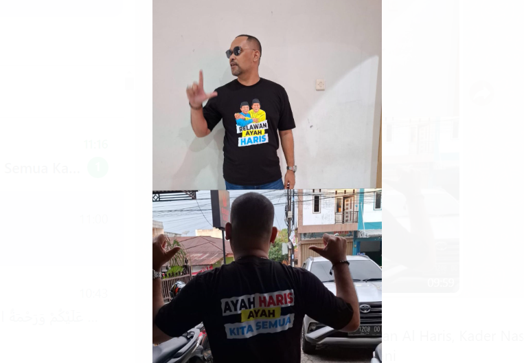 kader nasdem jambi dirikan relawan dukung haris sani. kader nasdem jambi dirikan relawan dukung haris sani.