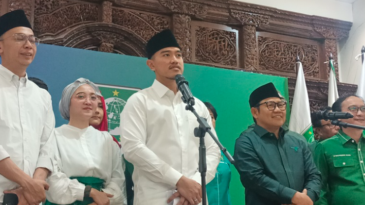 ketua umum psi kaesang pangarep usai bertemu ketum pkb muhaimin iskandar