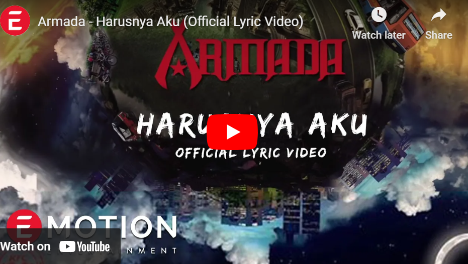 lagu harusnya aku armada band.