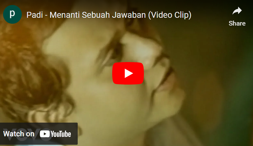 lagu menanti sebuah jawaban padi.