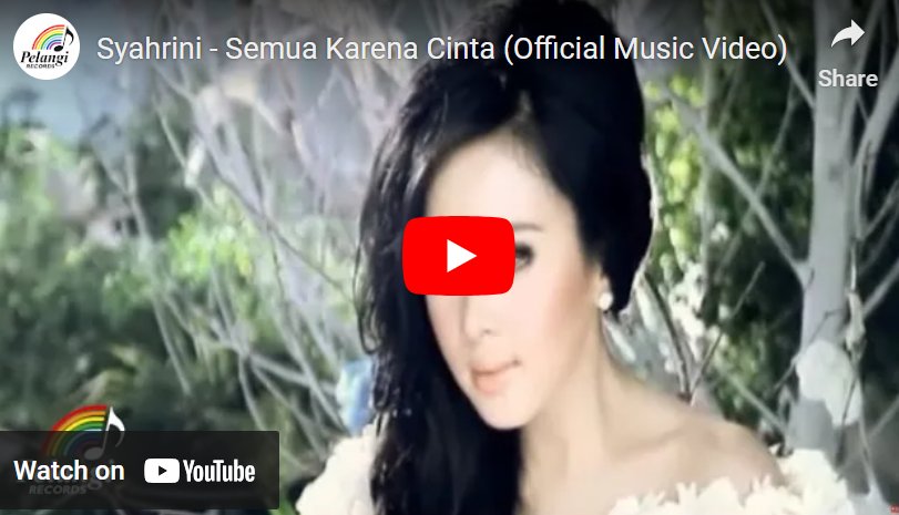 lagu semua karena cinta syahrini. lagu semua karena cinta syahrini.