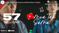 lagu semua tak sama padi.