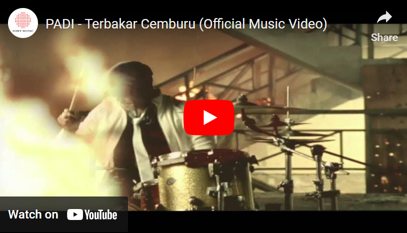 lagu terbakar cemburu padi.