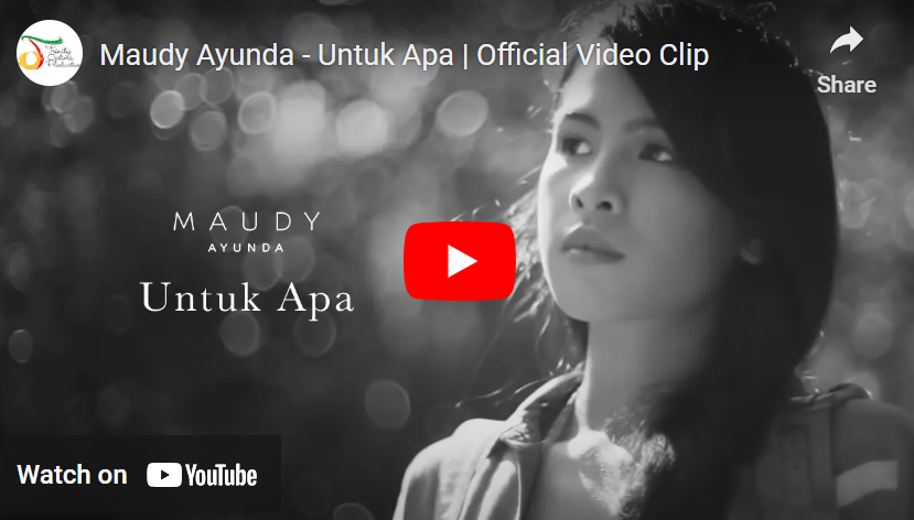 lagu untuk apa maudy ayunda.