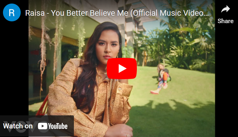 lagu you better believe me raisa ft kara chenoa.