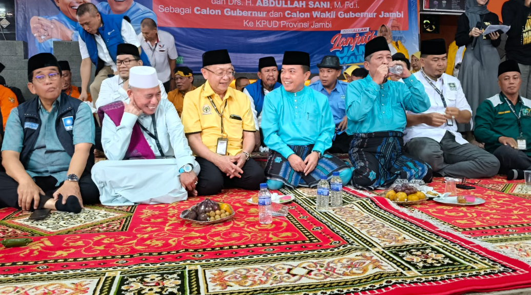 pernah jadi rival di pilgub jambi, kini haris sani dan cek endra bersatu pernah jadi rival di pilgub jambi, kini haris sani dan cek endra bersatu