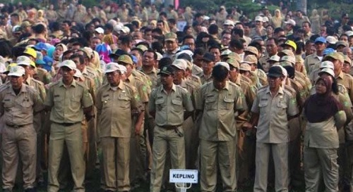 ratusan tenaga honorer desak diangkat p3k