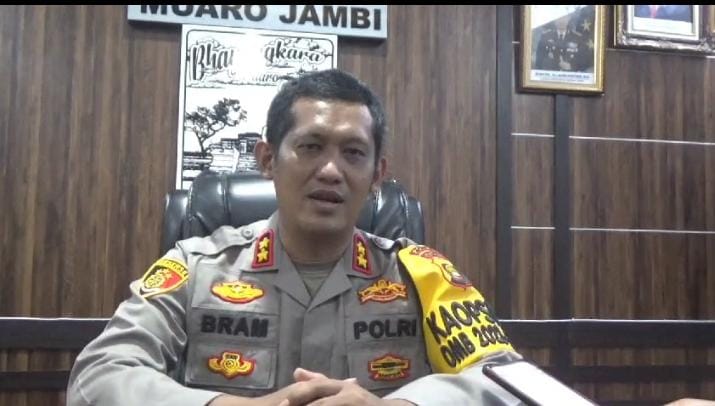 Kapolres Muaro Jambi, AKBP Wahyu Bram Istanto.
