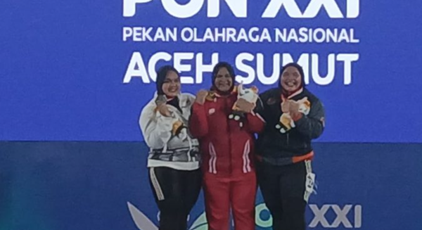 atlet angkat besi jambi sumbang 6 mendali