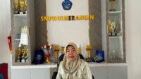 Kepala SMPN 1 Merangin, Ismalinda. foto: Edo Jambiseru