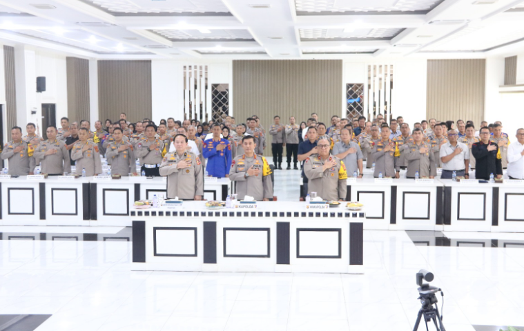 kapolda jambi, irjen pol. rusdi hartono tutup acara taklimat akhir audit kinerja itwasum polri tahap ii t.a. 2024