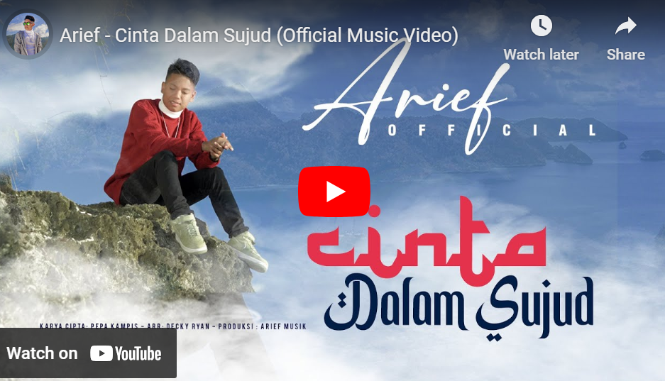 lagu cinta dalam sujud – arief.