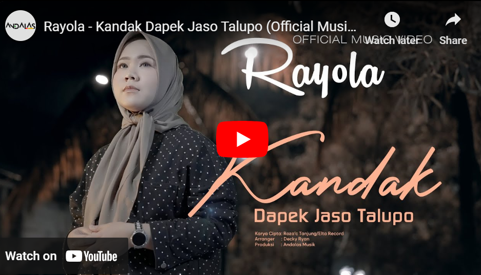 lagu kandak dapek jaso talupo rayola.