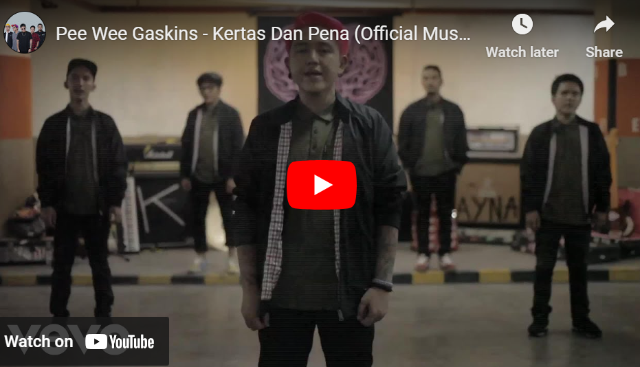 lagu kertas dan pena pee wee gaskins.
