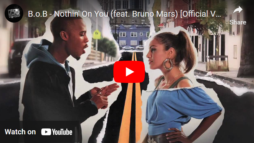 lagu nothin' on you b.o.b ft bruno mars.