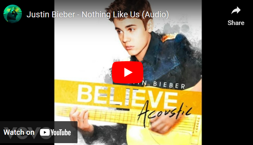lagu nothing like us justin bieber.