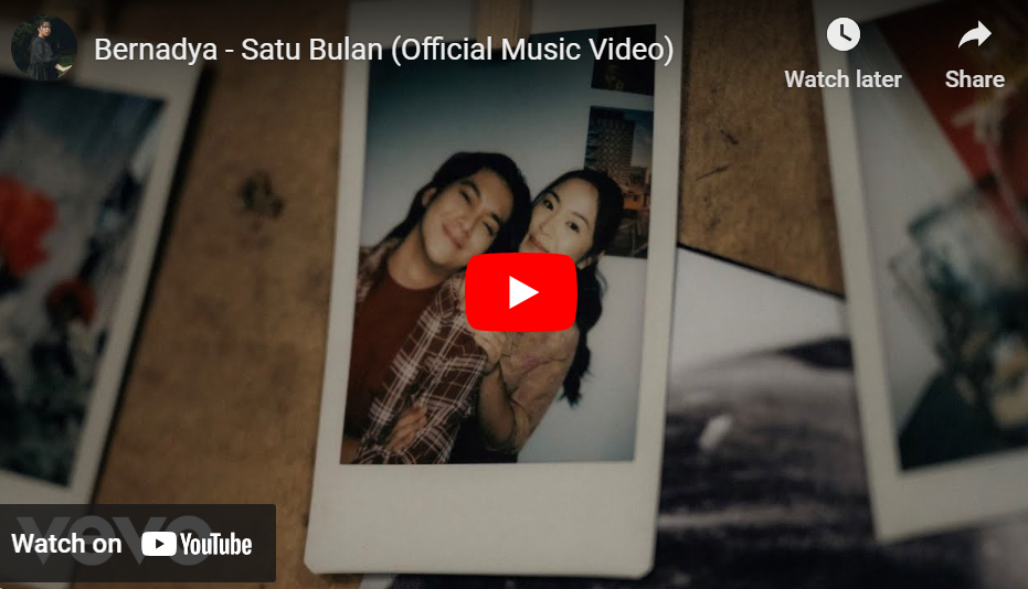 lagu satu bulan bernadya.