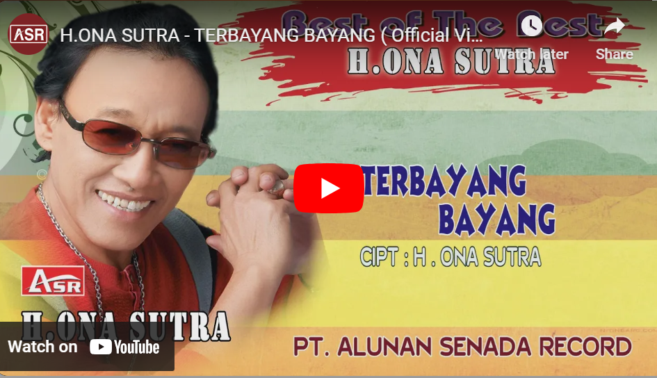 lagu terbayang bayang ona sutra.