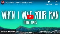 lagu when i was your man bruno mars.